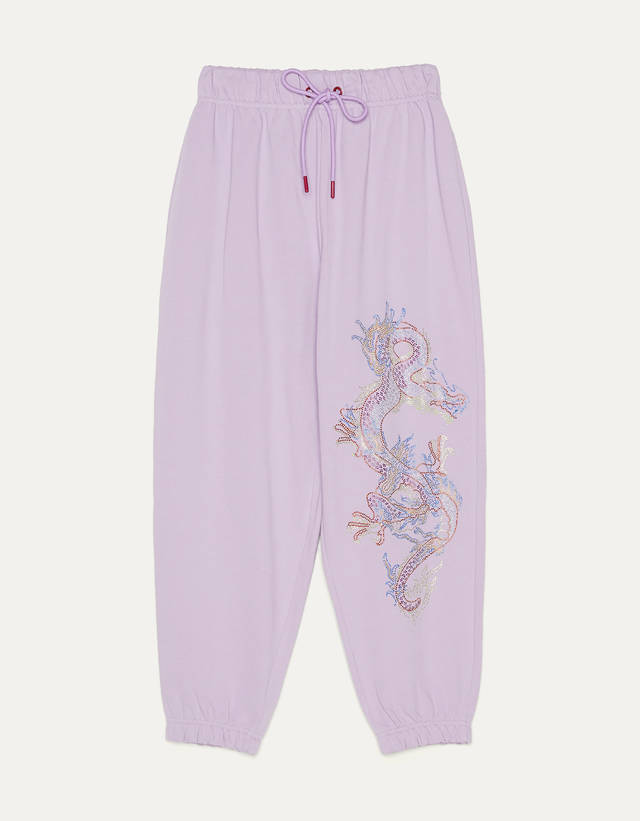 shiny dragon - Trousers - Bershka Venezuela
