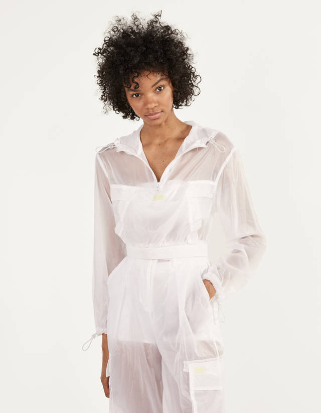 Set chándal transparente - Mujer | Bershka