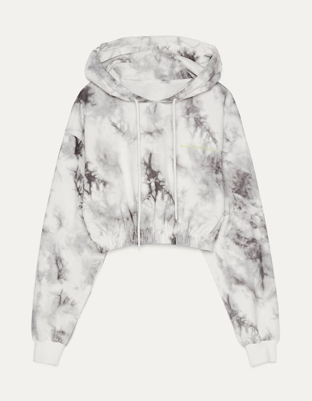 sudadera tie dye bershka