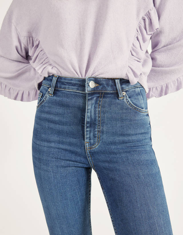 Jeans Skinny Fit High Waist - Skinny - Bershka Maroc