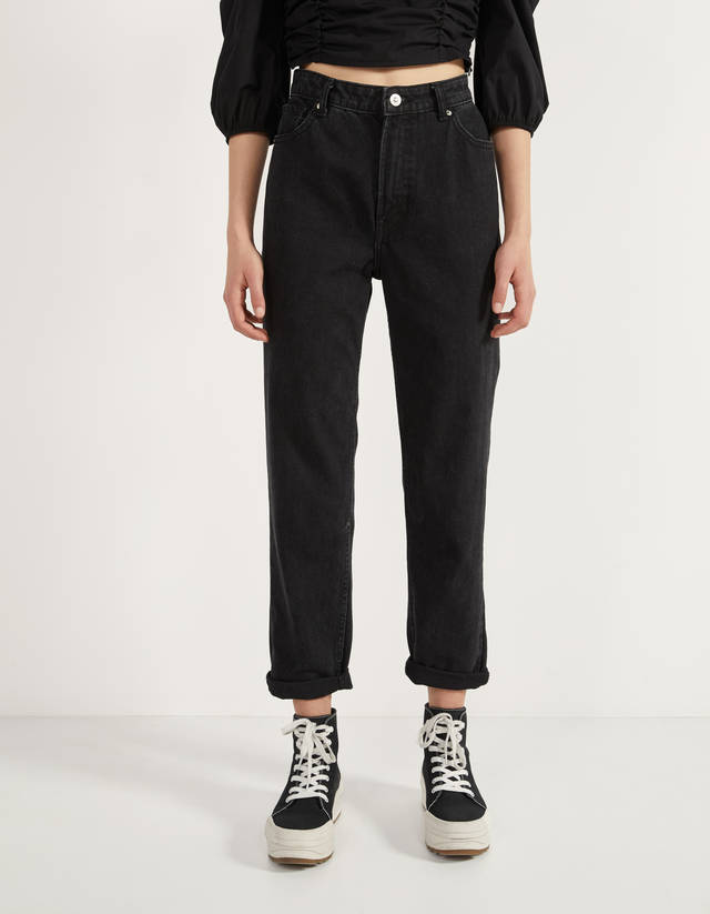 Jeans Mom Fit High Waist - Micro Site Influencer - Bershka Venezuela