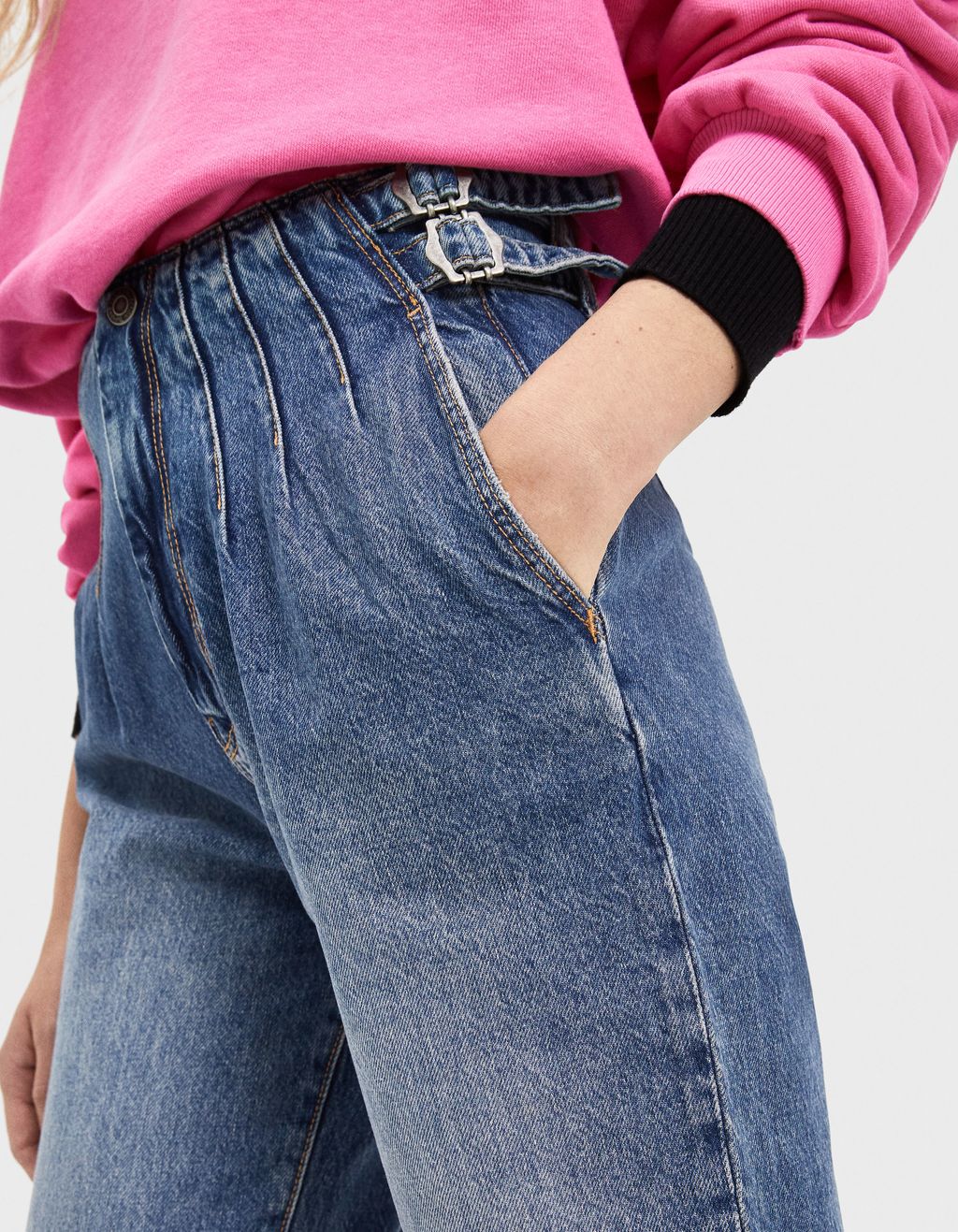 balloon jeans bershka