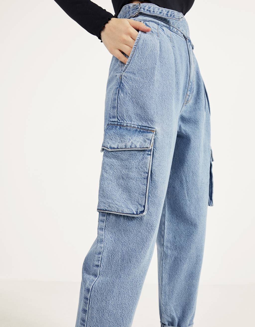 bershka cargo jeans