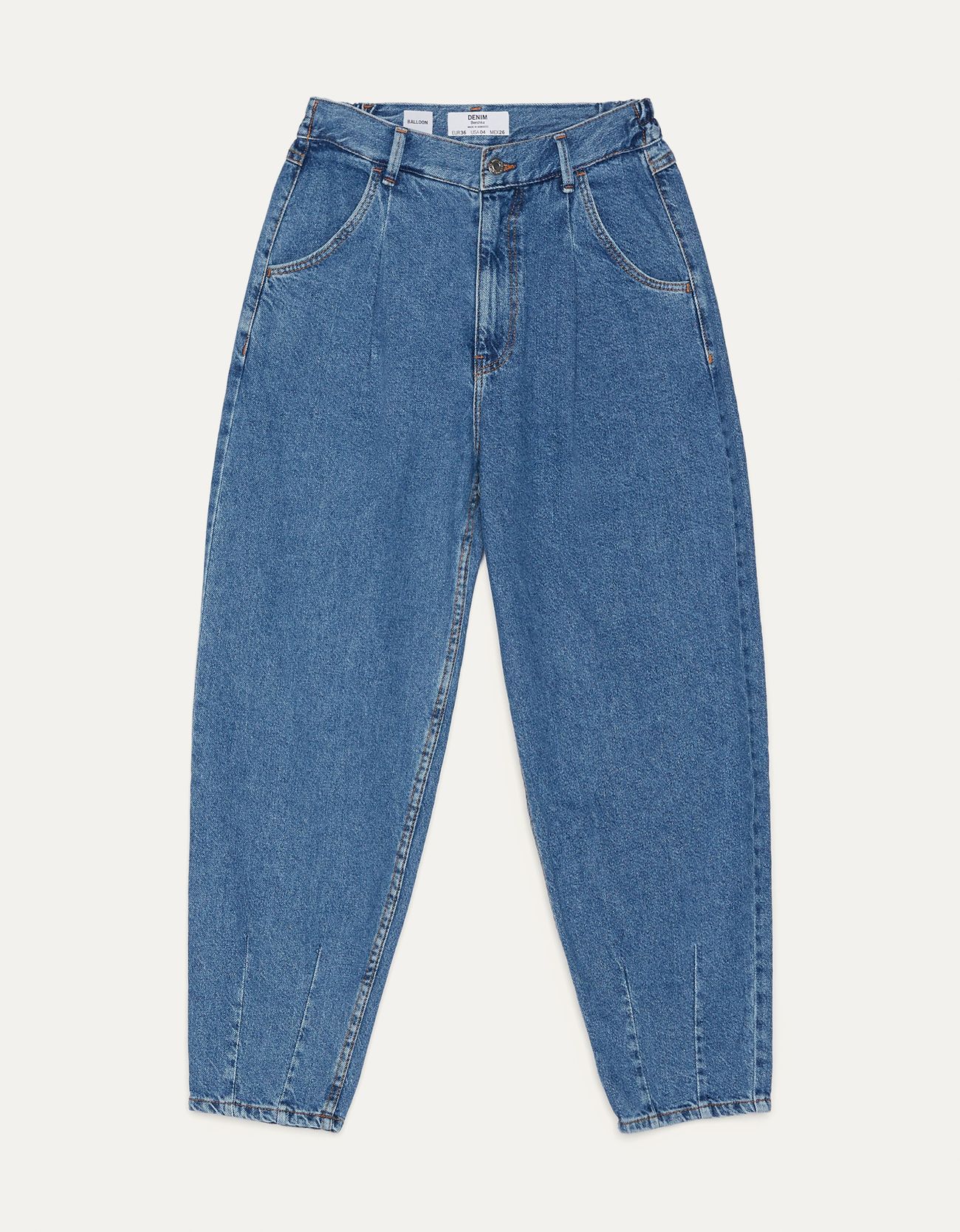 Balloon fit jeans - null - Bershka Netherlands