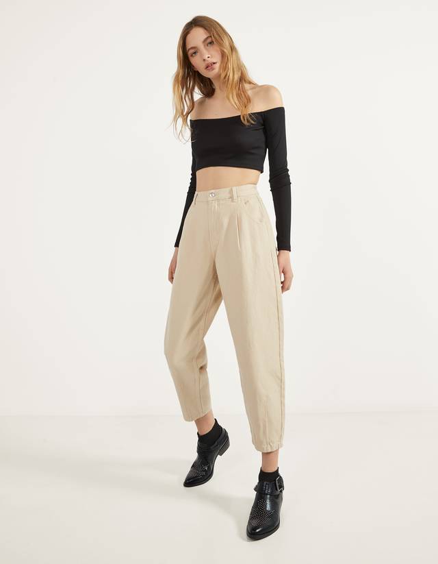 bershka balloon jeans