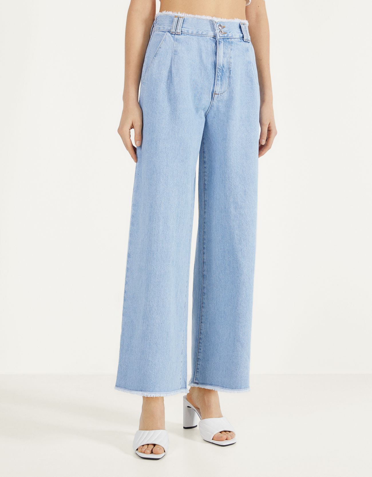 bershka culotte jeans