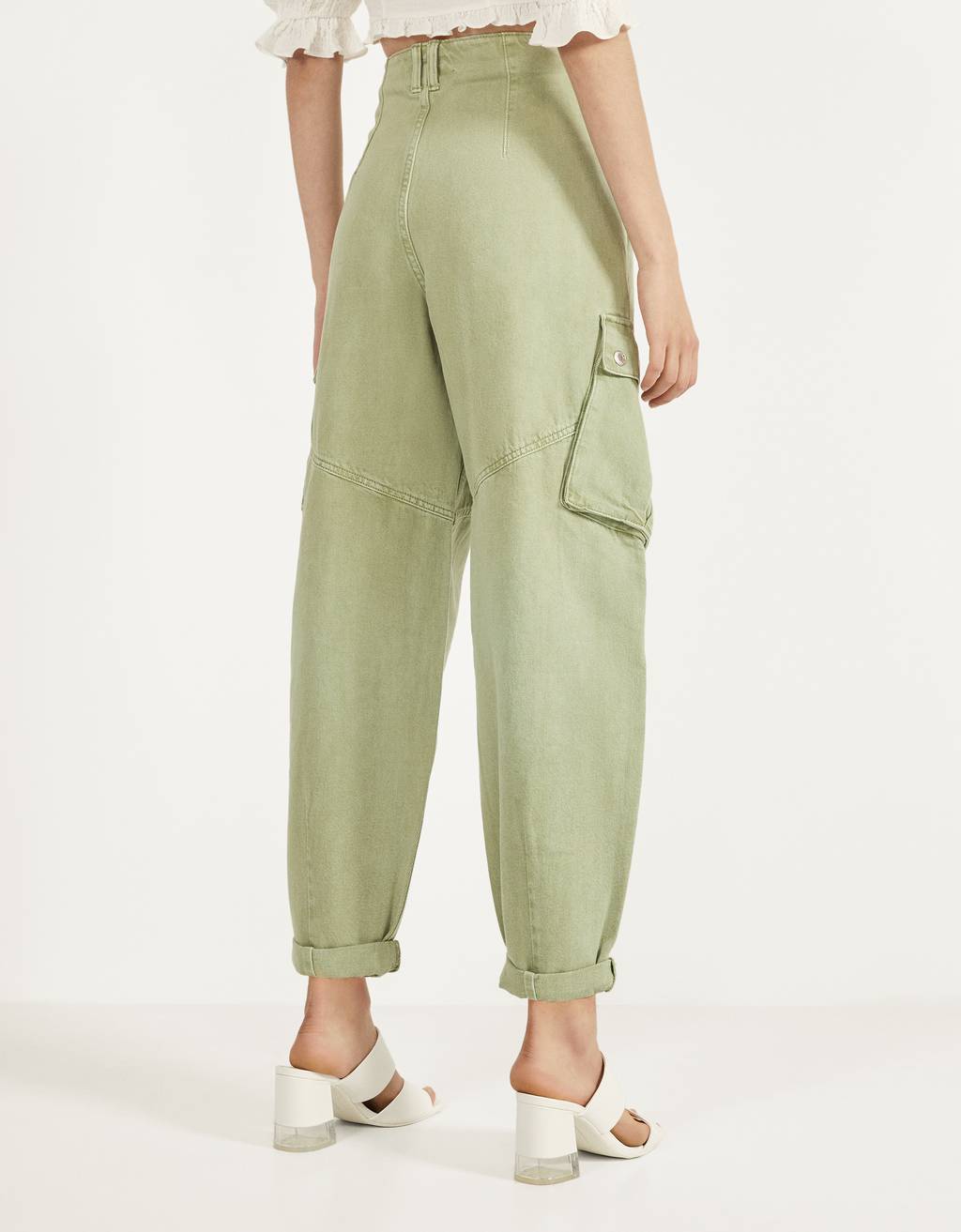 Balloon fit cargo jeans - CLOTHING 
