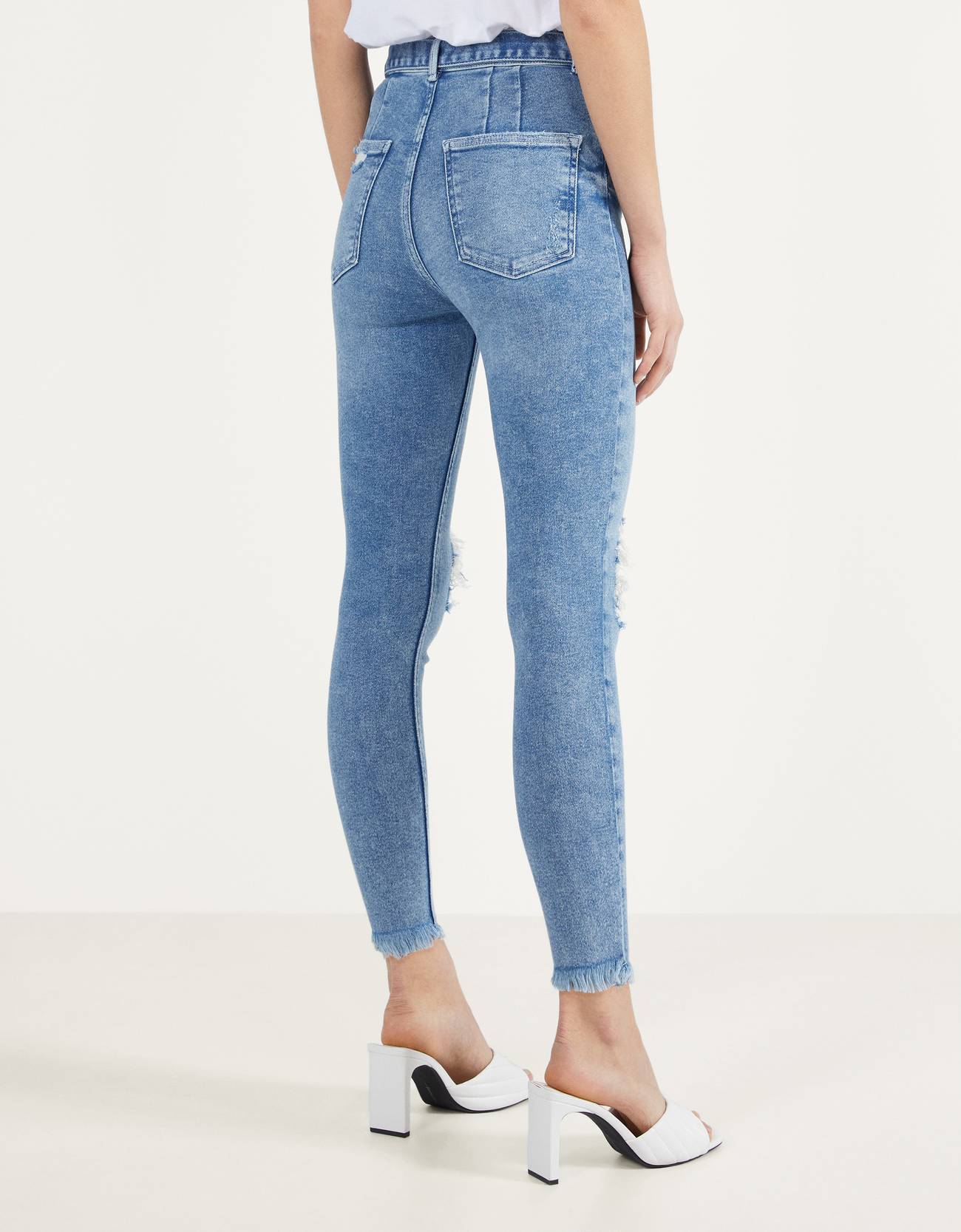 Bershka - High waist skinny jeans