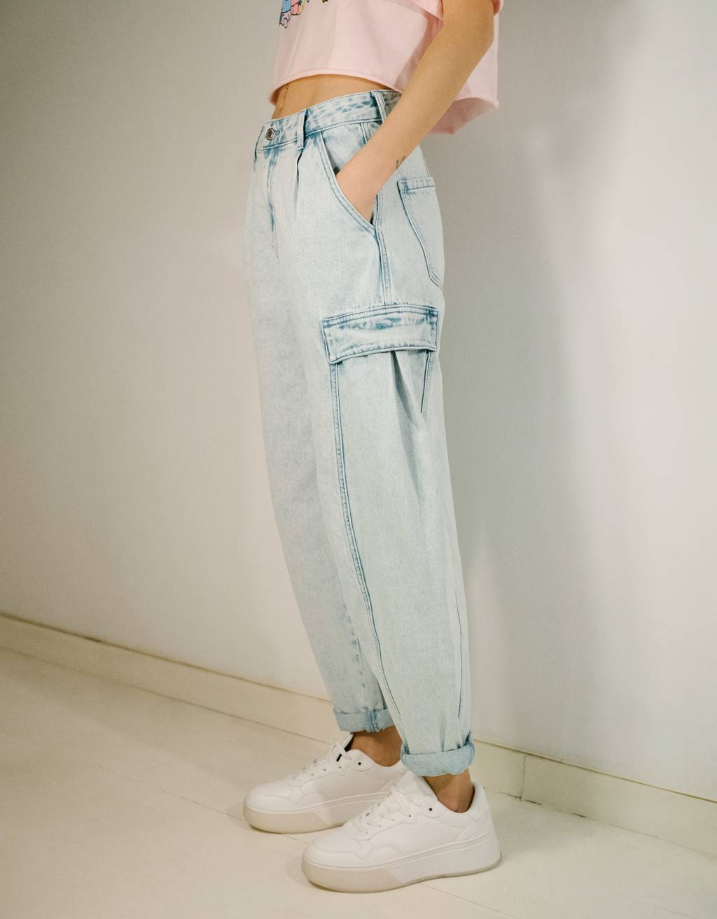 bershka balloon jeans