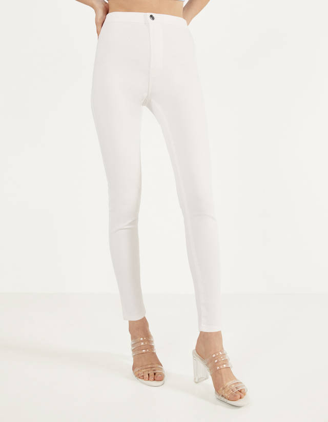 pantalon taille haute bershka - Main Image