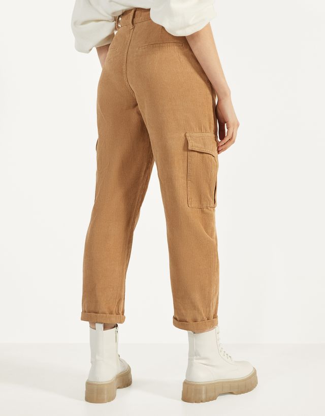 Corduroy cargo trousers - Join Life 