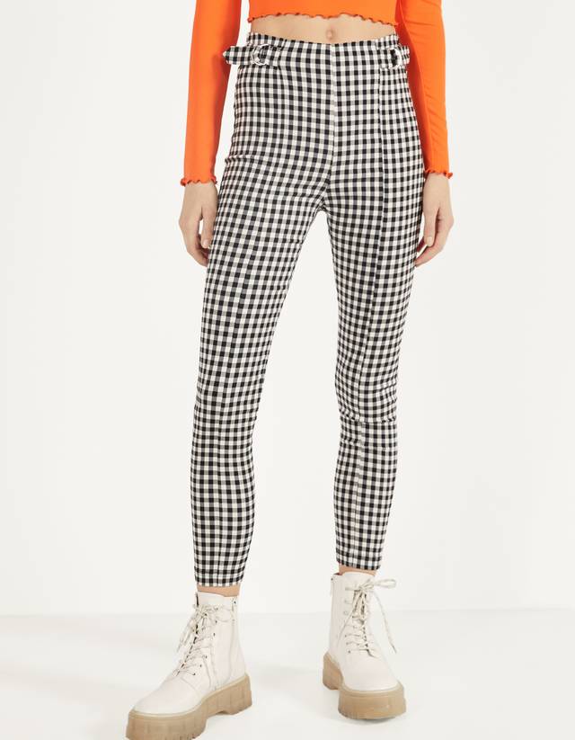 Top de cuadros - null - Bershka España - Islas Canarias