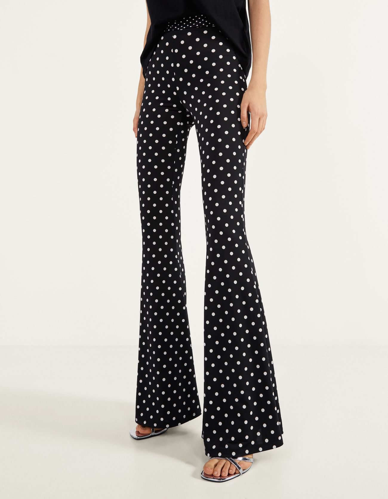 bershka plaid trousers