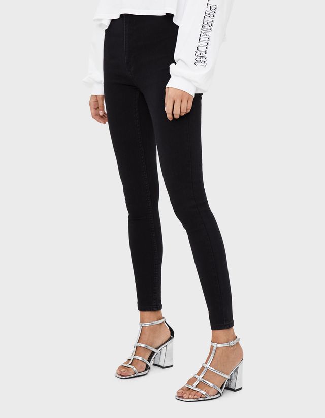 High waist jeggings - Women | Bershka