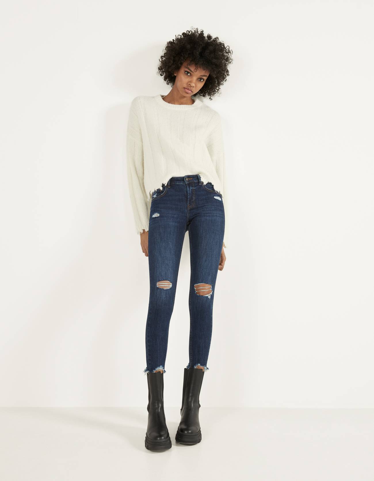 Bershka Düşük bel skinny jean 12 Bershka Düşük bel skinny jean 13