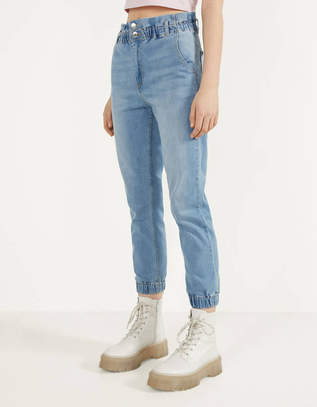 paperbag jogger jeans