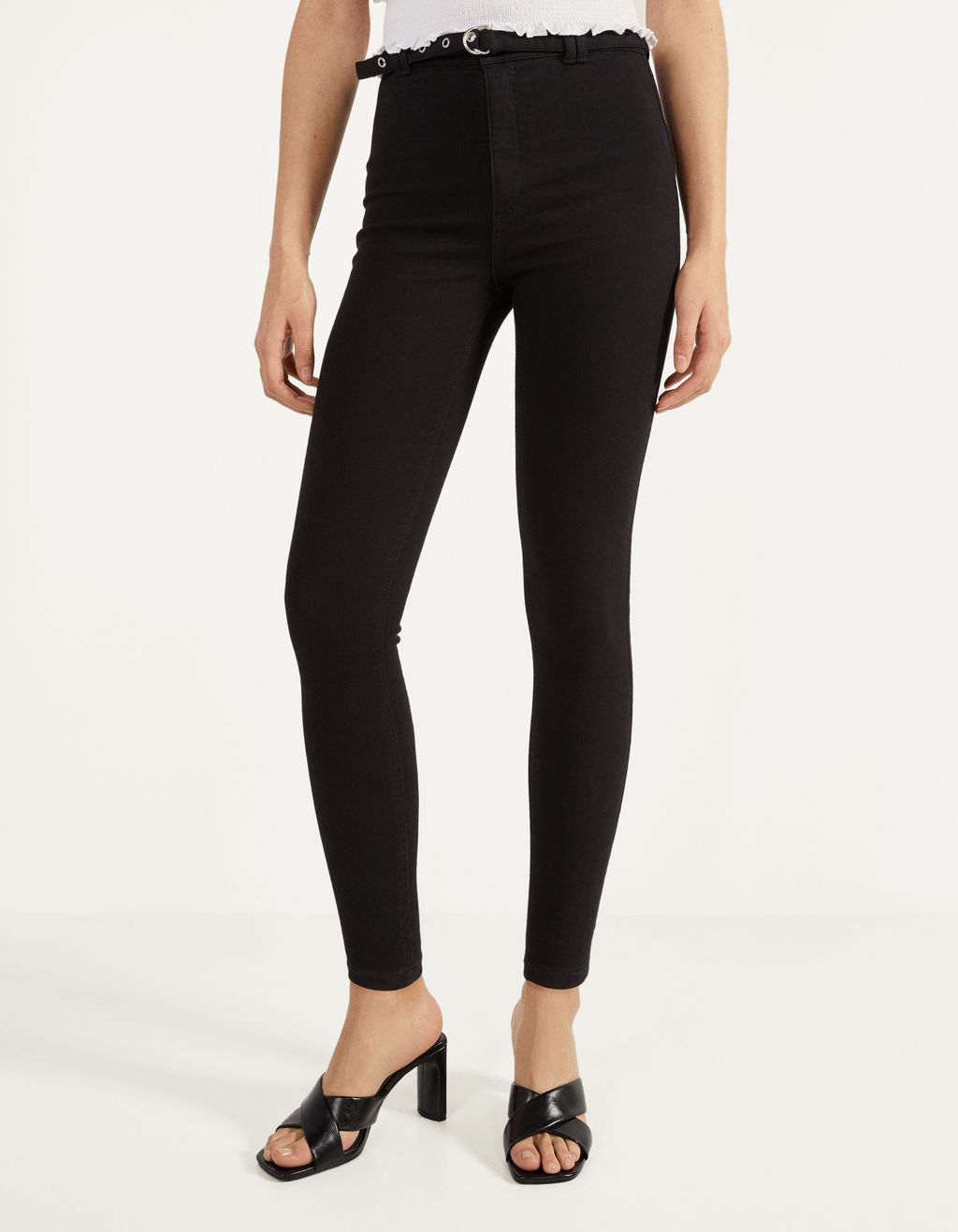 Belted high waist trousers - High Rise 