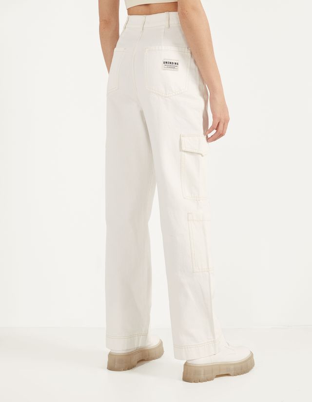 cargo wide leg pants