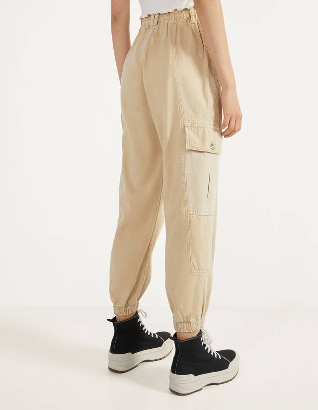 bershka cargo joggers