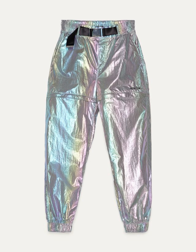 iridescent joggers