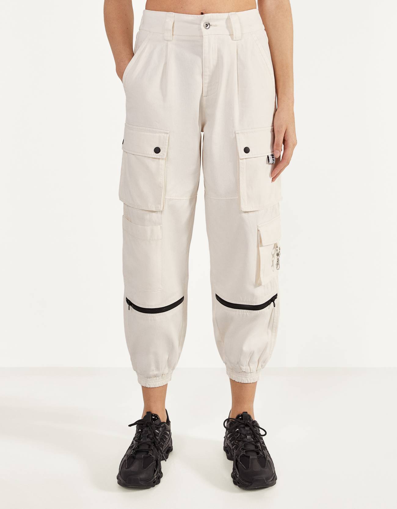 bershka cargo joggers