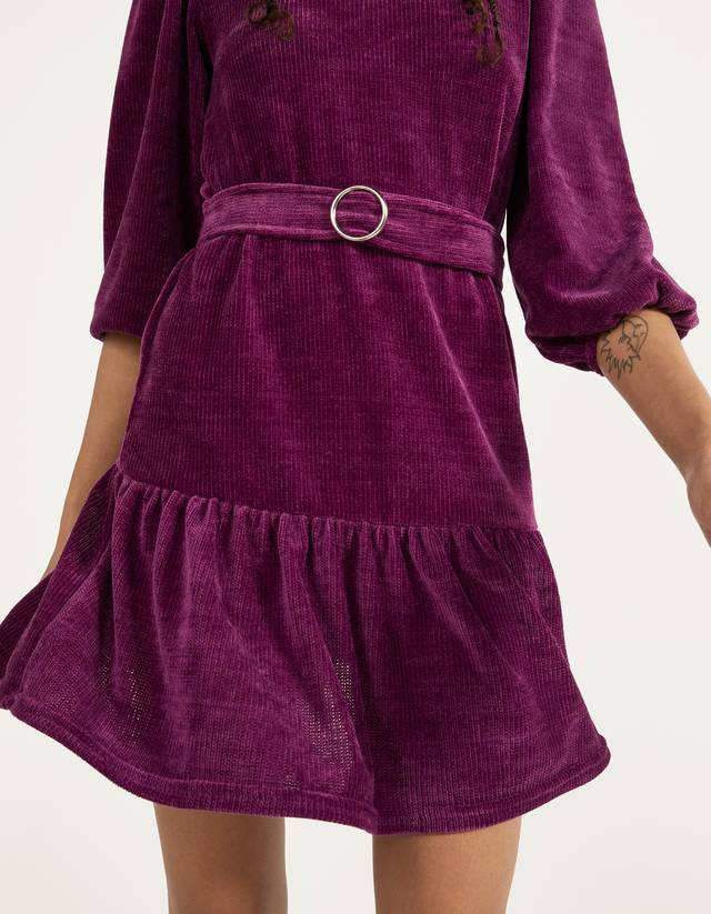 bershka purple dress