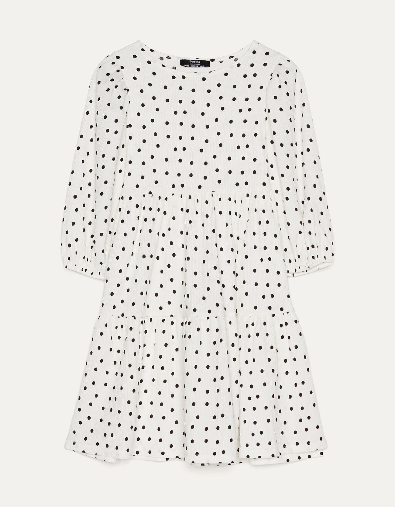Bershka Desenli babydoll elbise 6 Bershka Desenli babydoll elbise 7