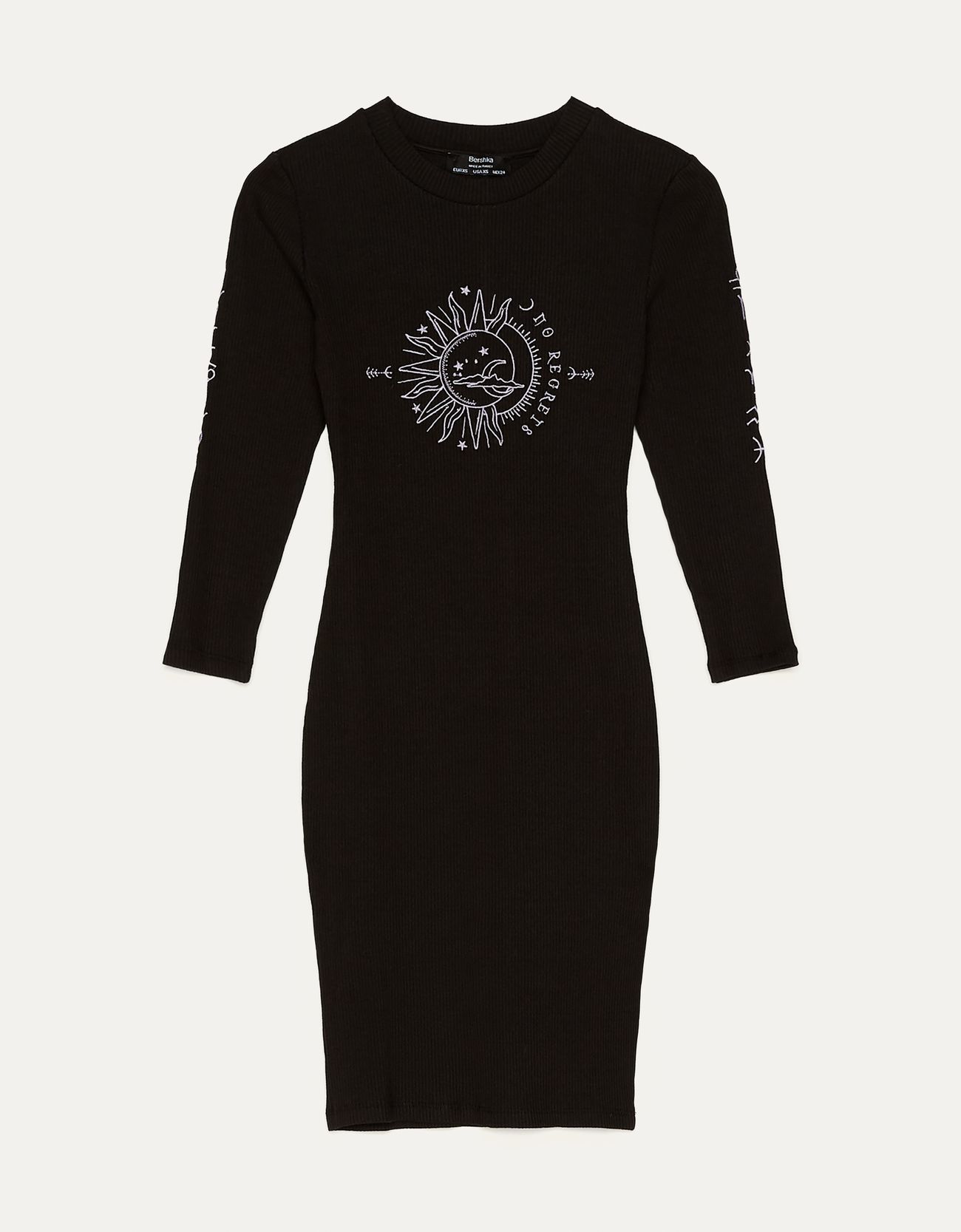 刺繍入りショート丈ワンピース ワンピース ジャンプスーツ Bershka Japan 日本