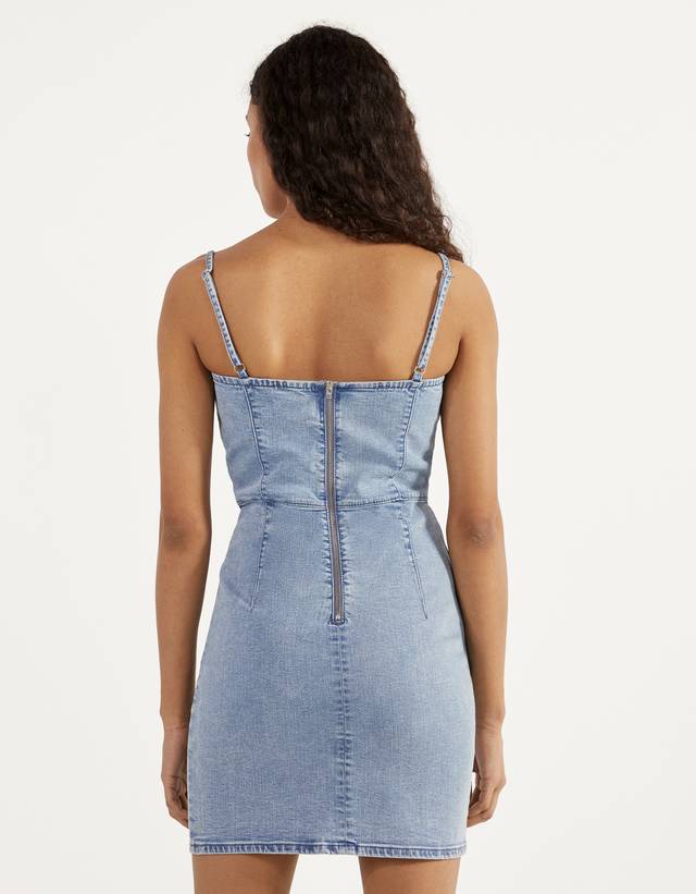 denim cocktail dress