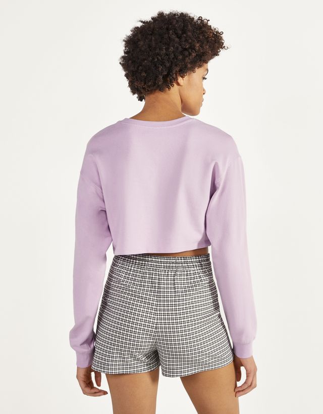 Falda pantalón de cuadros - Mujer | Bershka