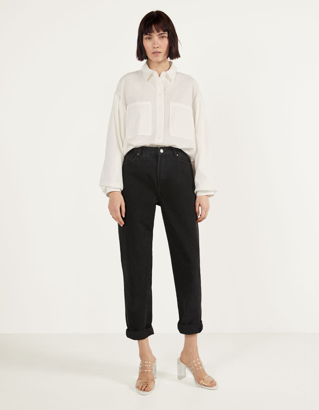 Bershka Oversize gömlek 4 Bershka Oversize gömlek 5