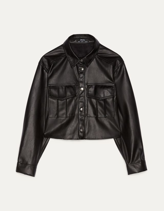 leather cropped jackets