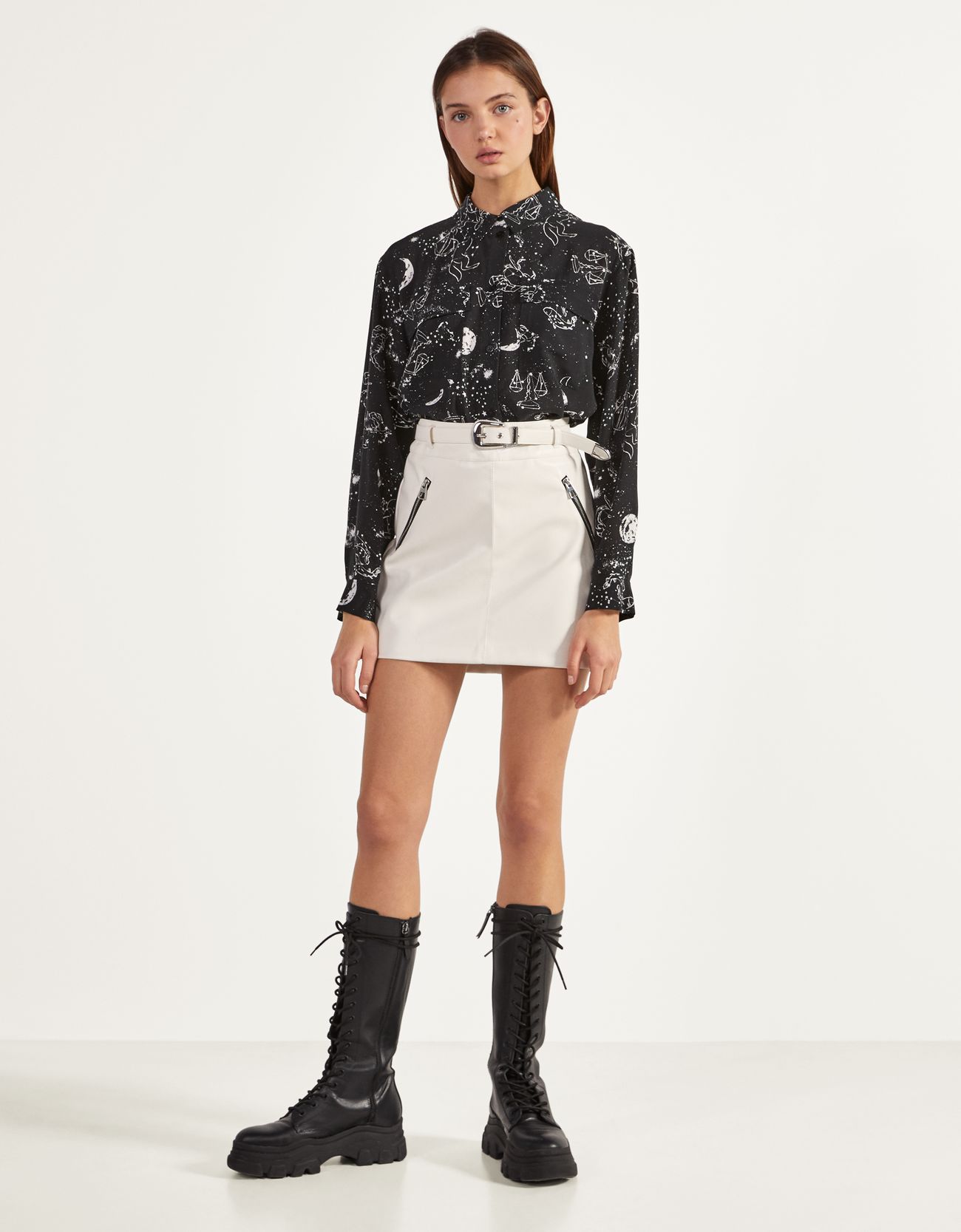 Bershka Desenli gömlek 10 Bershka Desenli gömlek 11