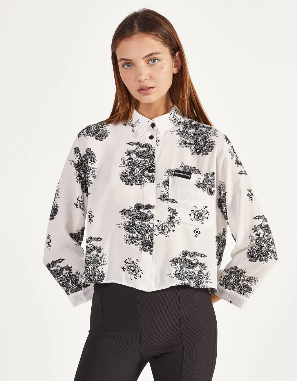 camisas bershka mujer