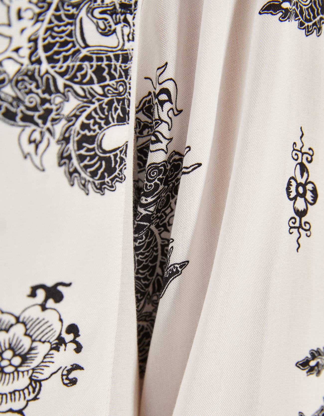 Bershka Desenli crop gömlek 4 Bershka Desenli crop gömlek 5
