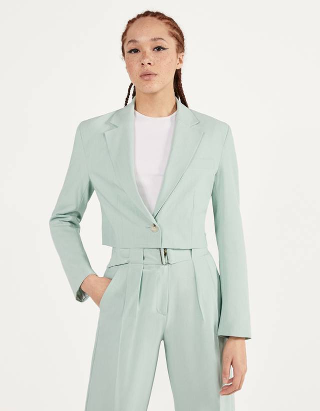 groene blazer dames