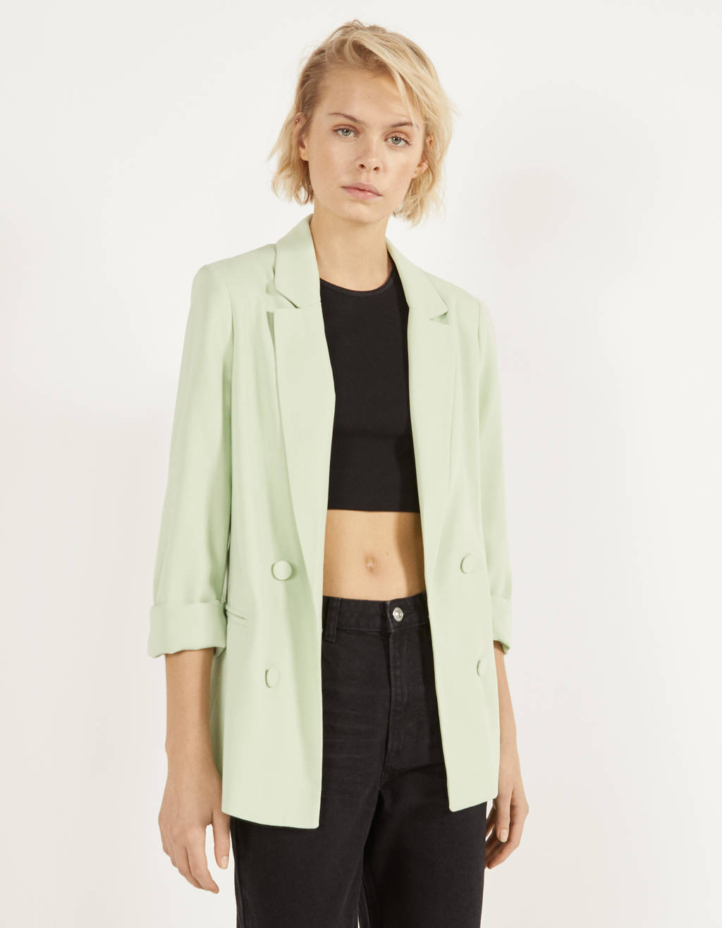 Blazers - Jackets - COLLECTION - WOMEN - Bershka Spain - Canary Islands