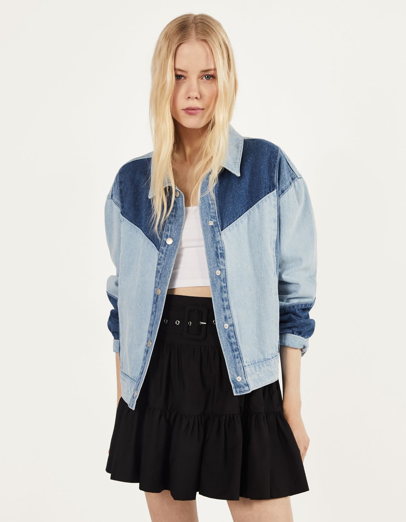 contrast jean jacket