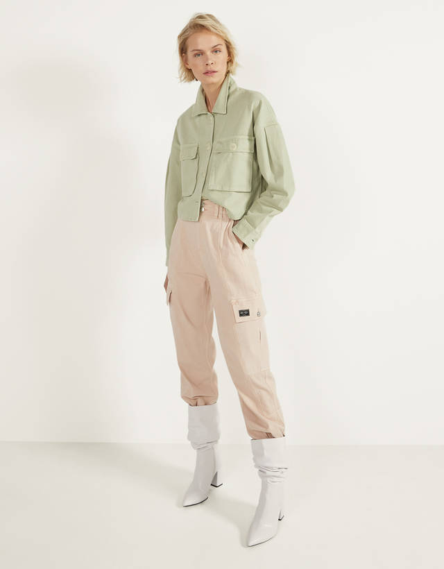 bershka utility jacket