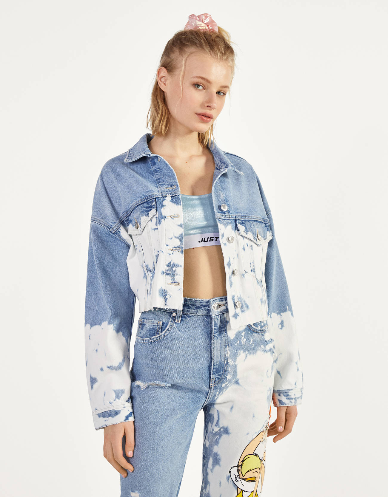 jeans jacket bershka