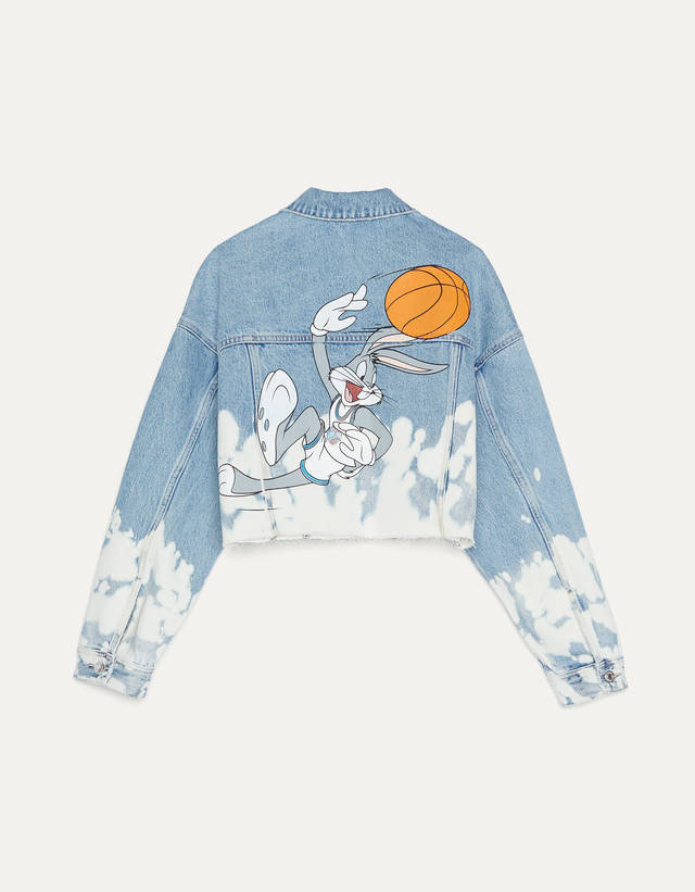Space Jam x Bershka denim jacket - null 