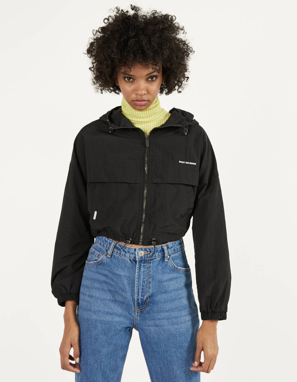 bershka reflective jacket