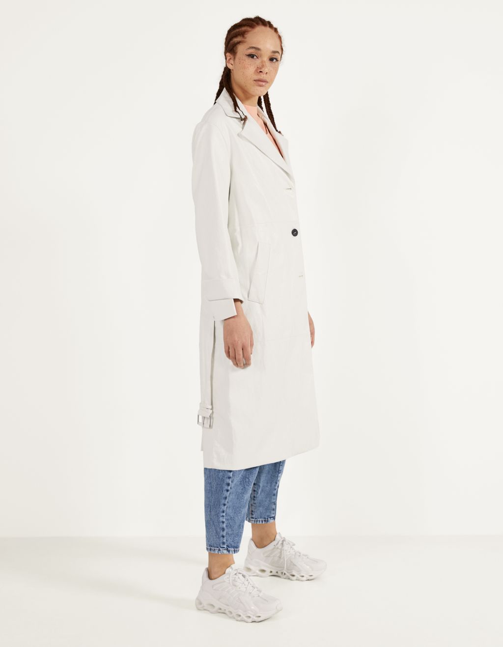 bershka trench coat