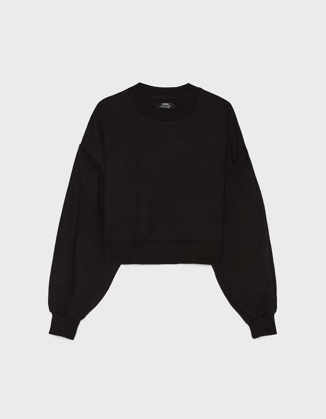 bershka black sweatshirt