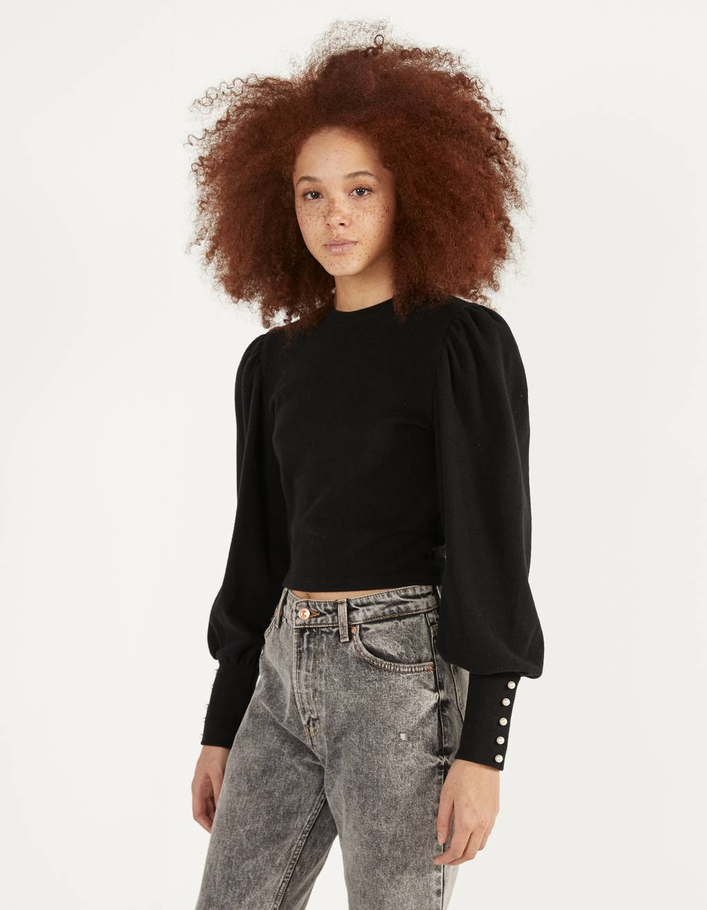 asymmetrical fleece pullover