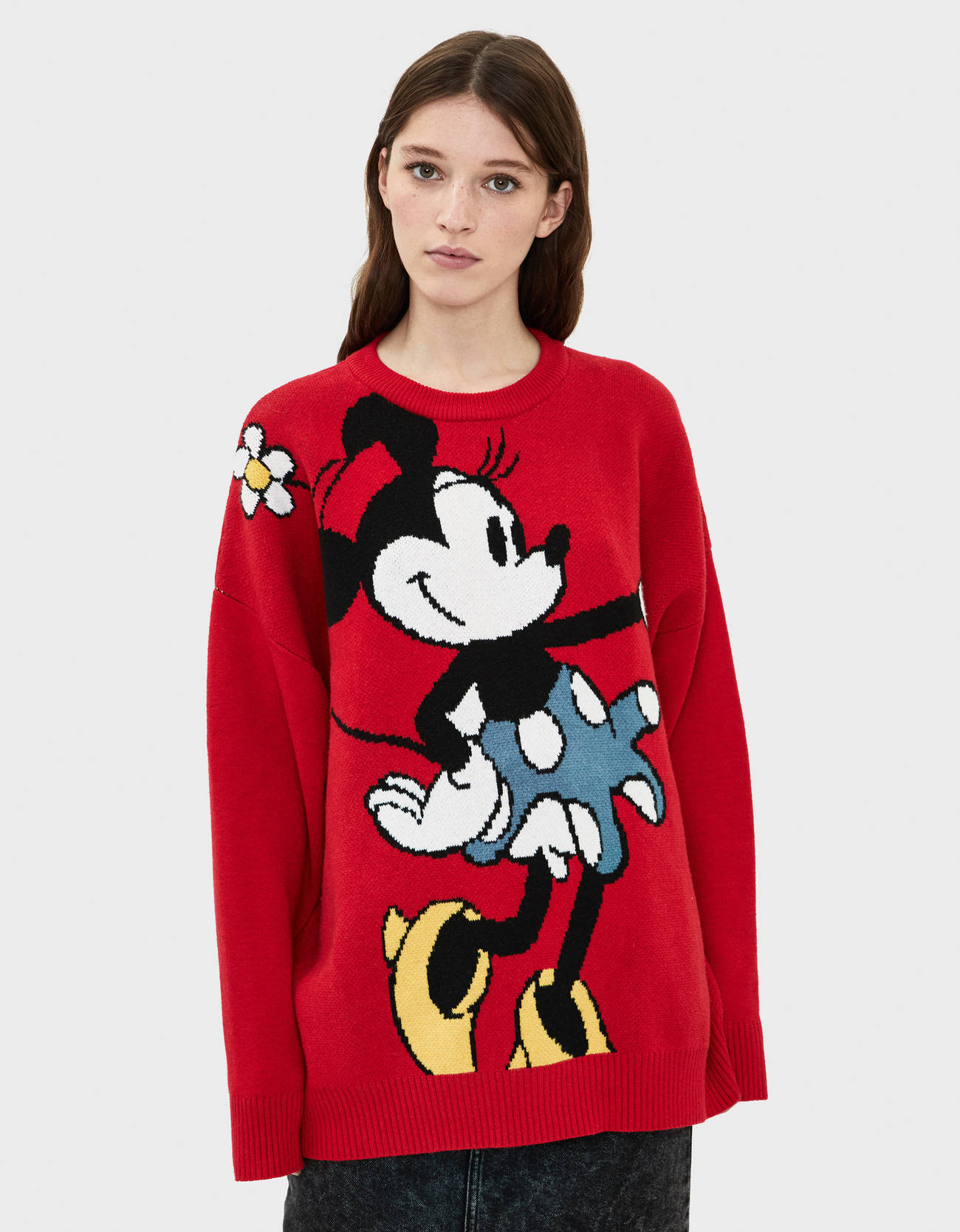Oversized Mickey Mouse sweater - null 
