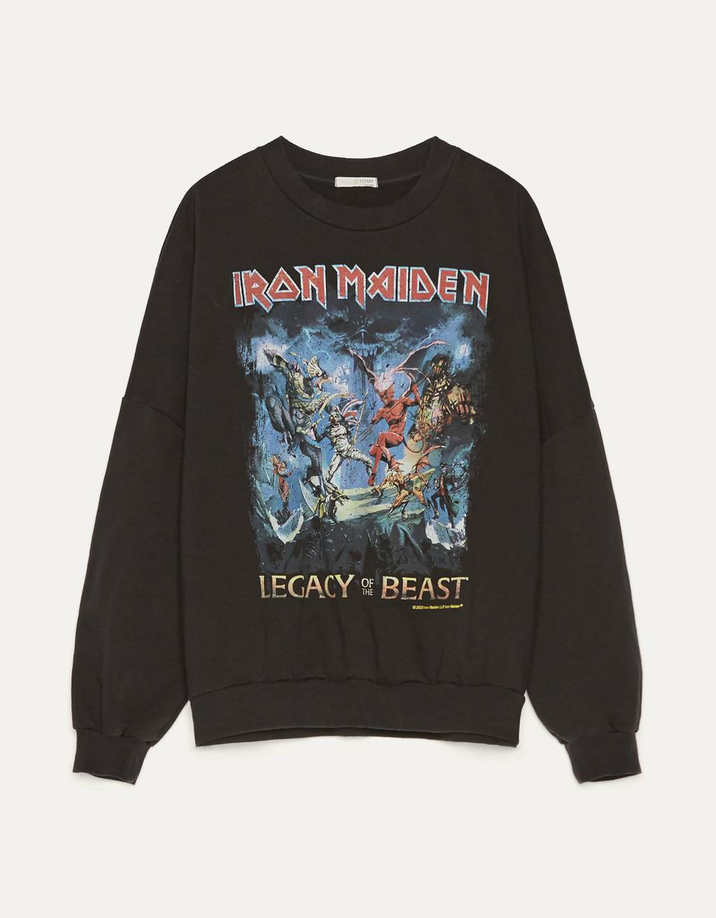 iron maiden pullover hoodie