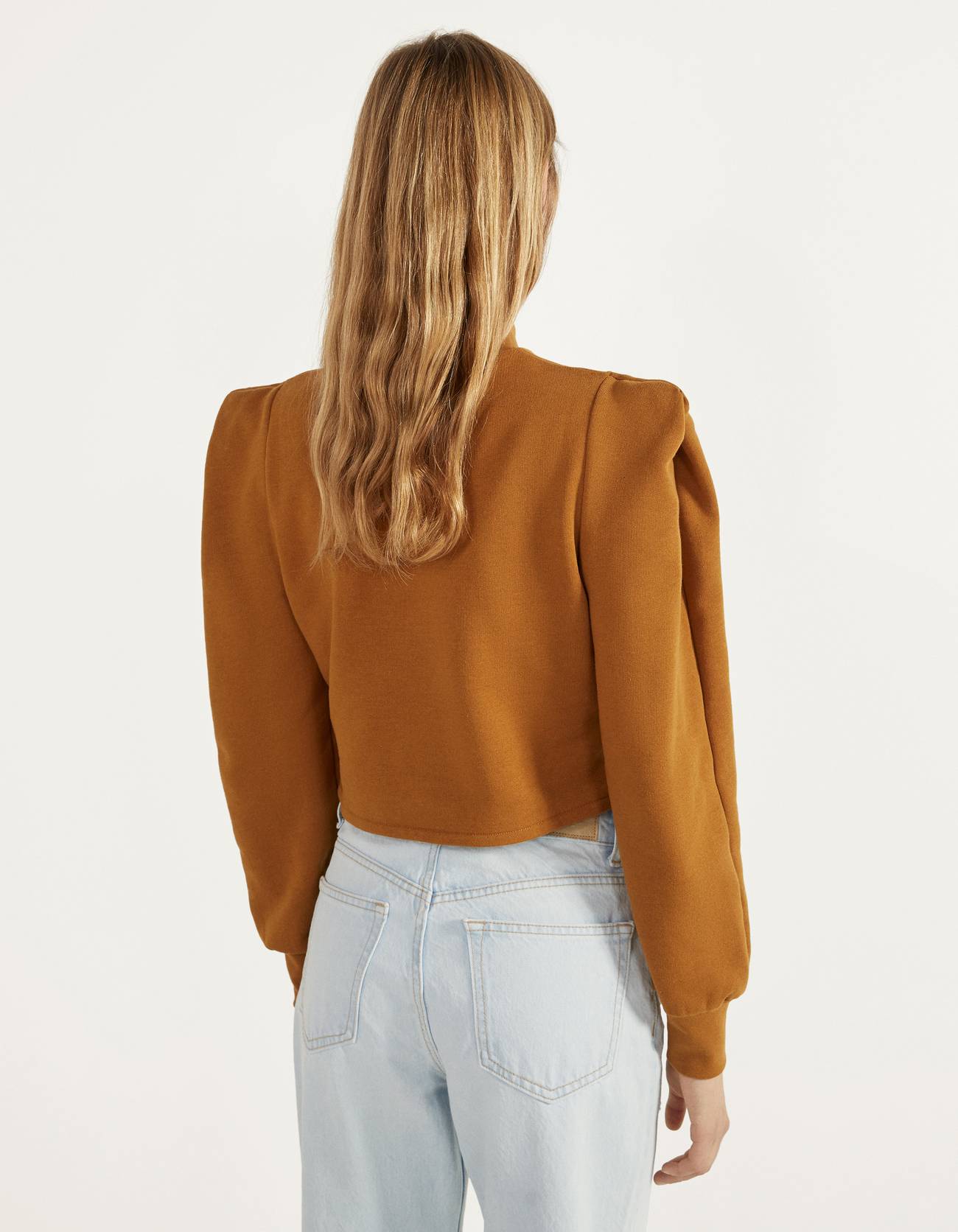 Bershka Vatkalı görünümlü sweatshirt 10 Bershka Vatkalı görünümlü sweatshirt 11