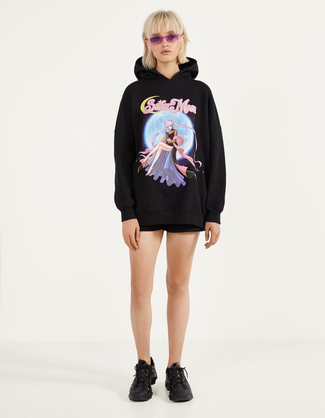 Sailor moon sweatshirt bershka Clearance