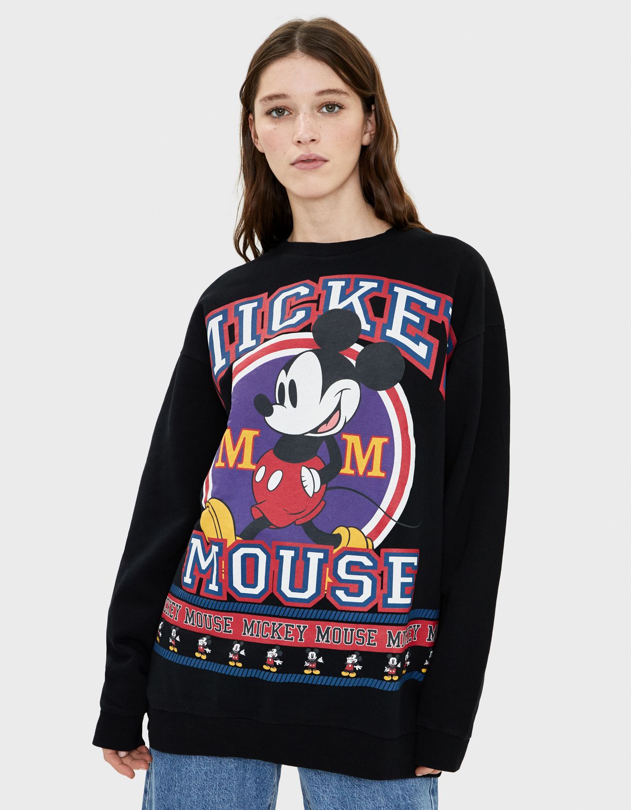 mickey mouse black sweatshirt